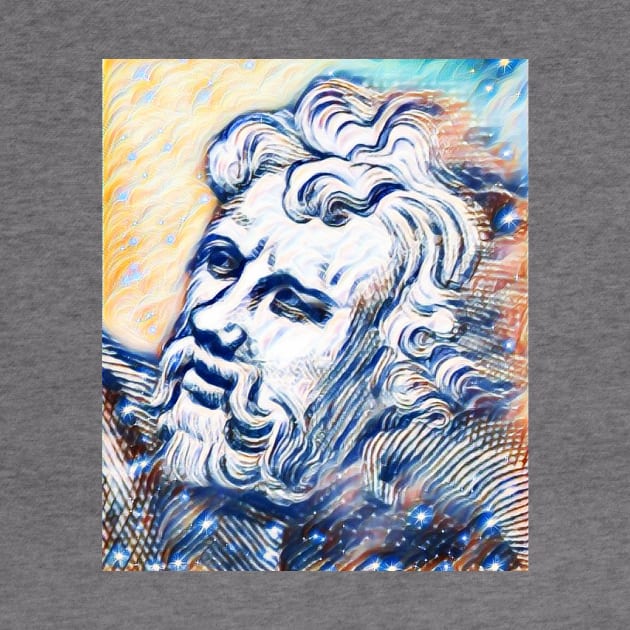 Epictetus Portrait | Epictetus Artwork 12 by JustLit